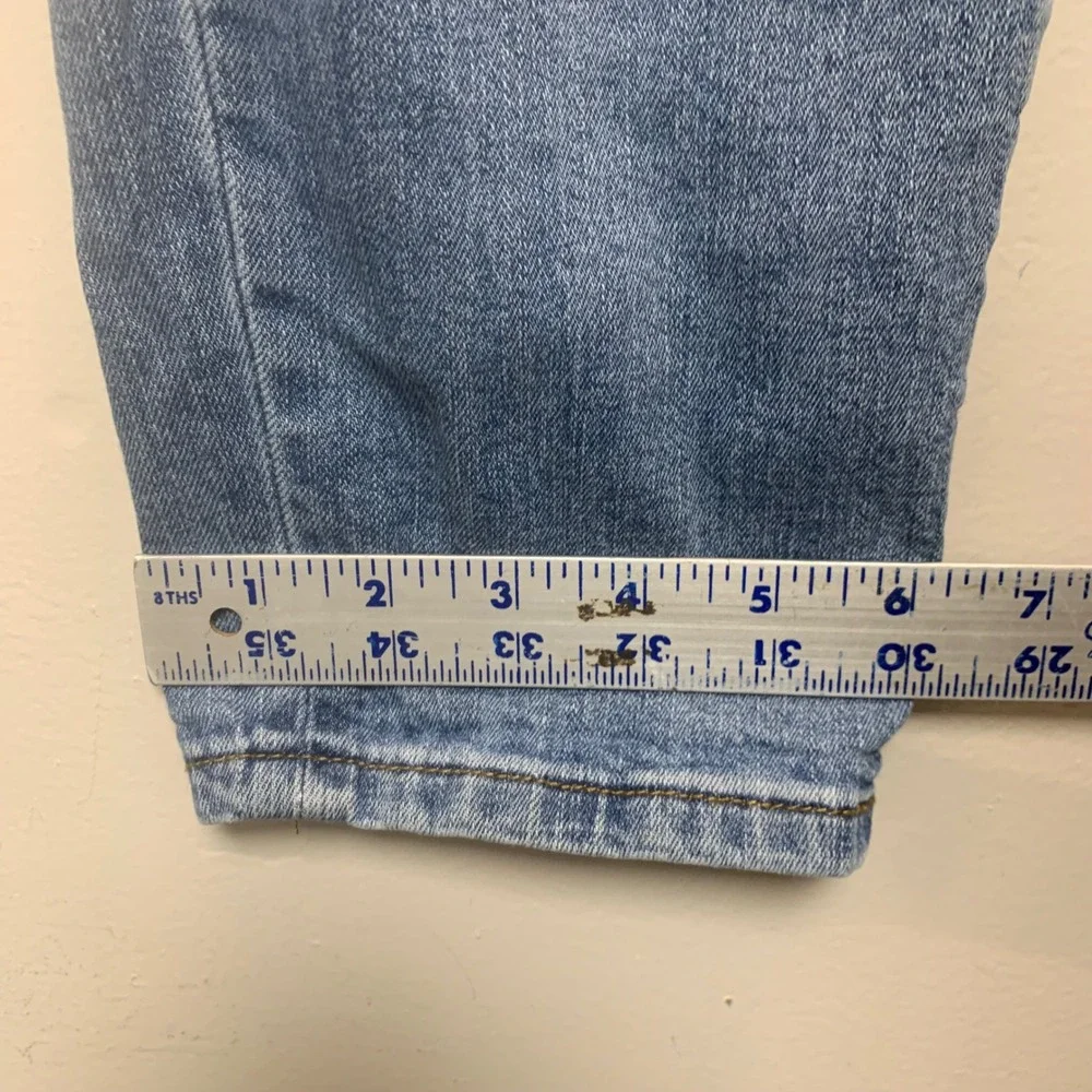 KanCan Skinny Jeans Women 11/29 Blue Good Distressed Button Fly High Rise KC5118
